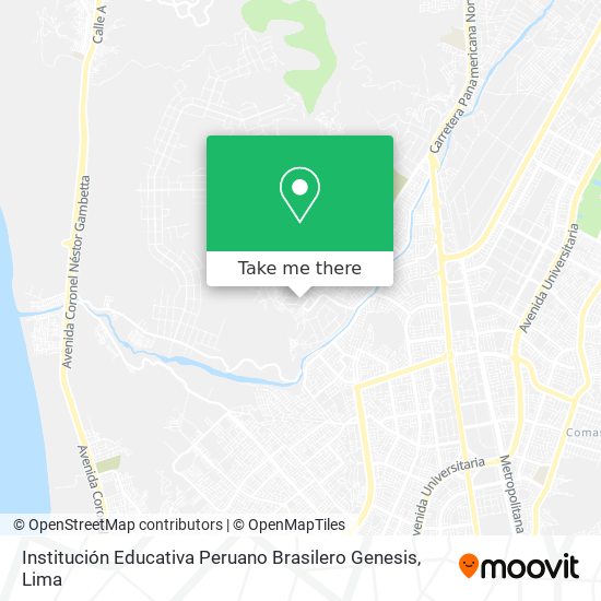 Institución Educativa Peruano Brasilero Genesis map