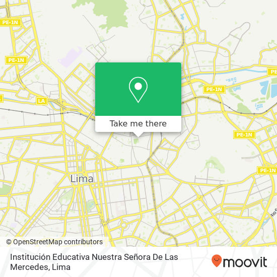 Institución Educativa Nuestra Señora De Las Mercedes map
