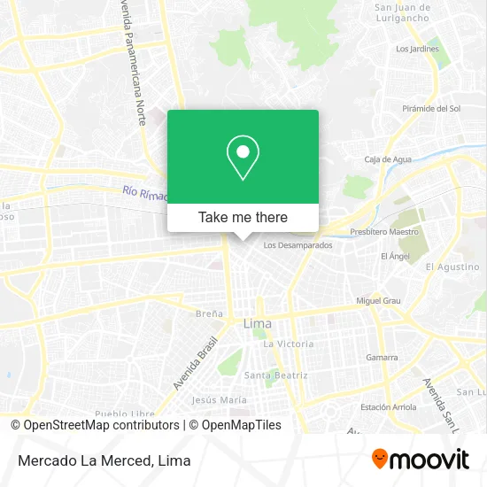Mercado La Merced map