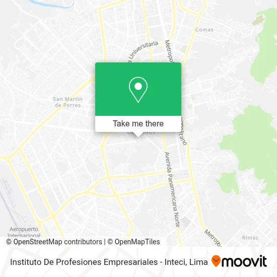 Instituto De Profesiones Empresariales - Inteci map