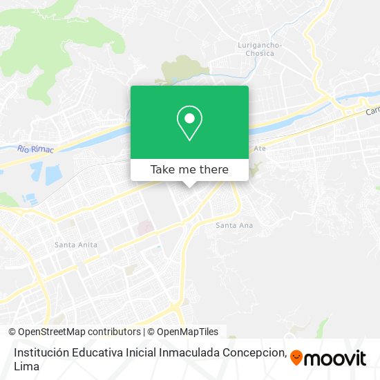 Mapa de Institución Educativa Inicial Inmaculada Concepcion