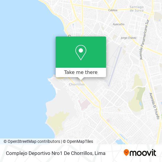Complejo Deportivo Nro1 De Chorrillos map
