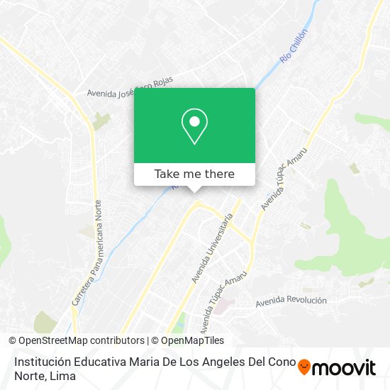 Institución Educativa Maria De Los Angeles Del Cono Norte map