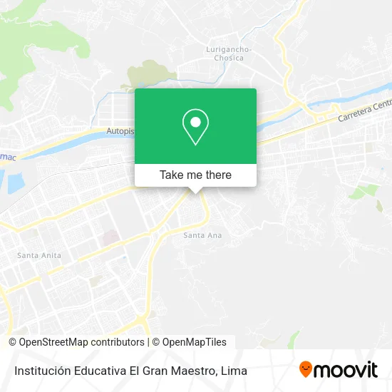 Mapa de Institución Educativa El Gran Maestro