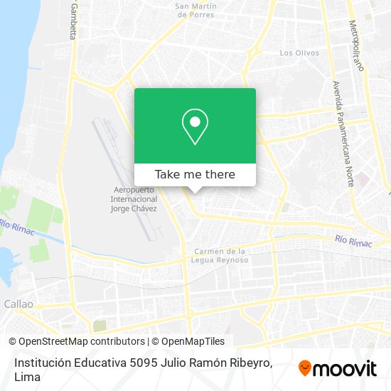 Mapa de Institución Educativa 5095 Julio Ramón Ribeyro