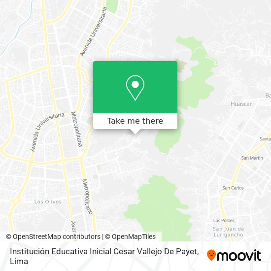 Institución Educativa Inicial Cesar Vallejo De Payet map