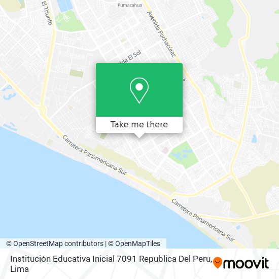 Institución Educativa Inicial 7091 Republica Del Peru map