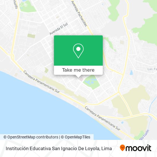 Mapa de Institución Educativa San Ignacio De Loyola