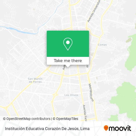 Institución Educativa Corazón De Jesús map