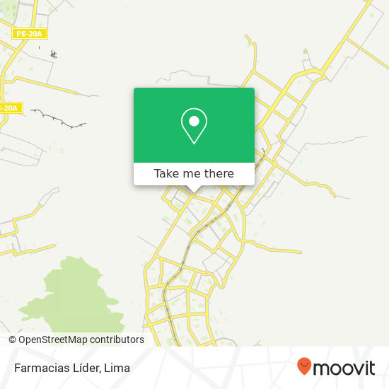 Farmacias Líder map