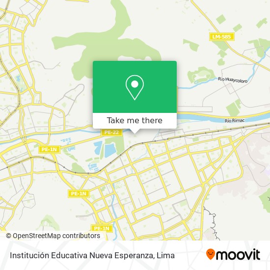 Institución Educativa Nueva Esperanza map