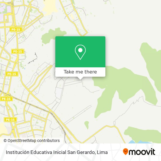 Institución Educativa Inicial San Gerardo map