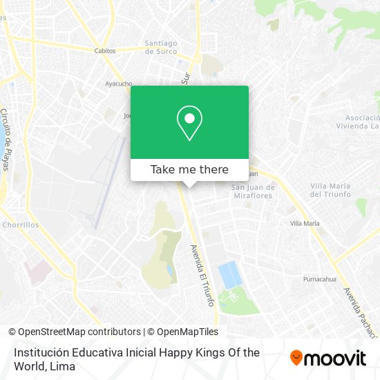 Institución Educativa Inicial Happy Kings Of the World map