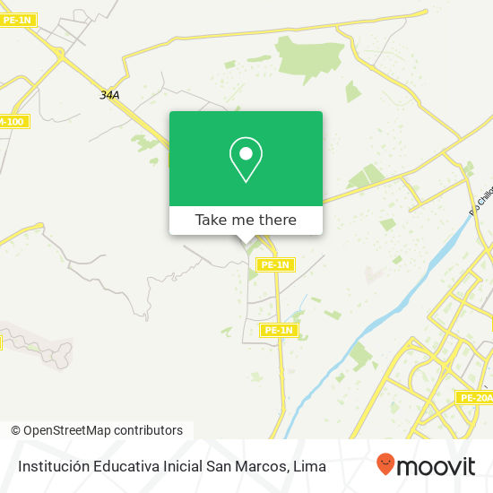 Institución Educativa Inicial San Marcos map