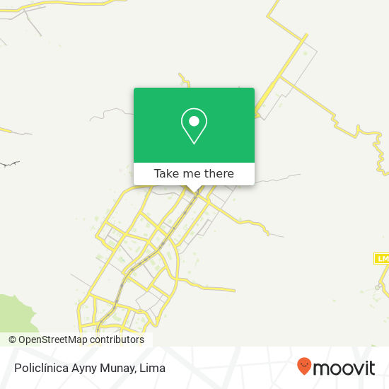 Policlínica Ayny Munay map