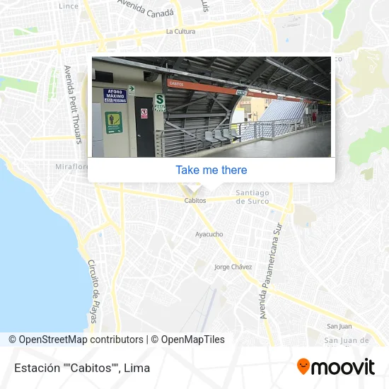 Estación ""Cabitos"" map