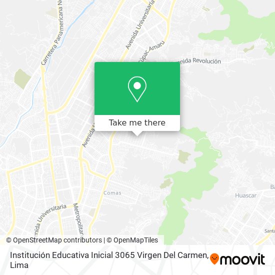 Institución Educativa Inicial 3065 Virgen Del Carmen map