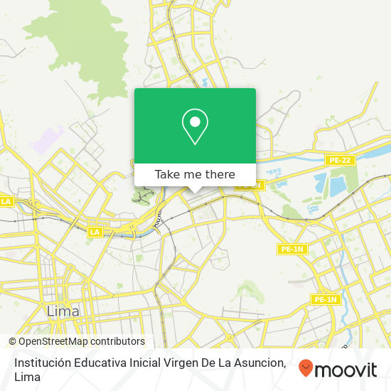 Institución Educativa Inicial Virgen De La Asuncion map