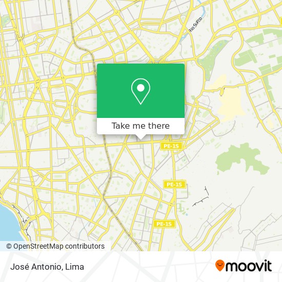 Mapa de José Antonio