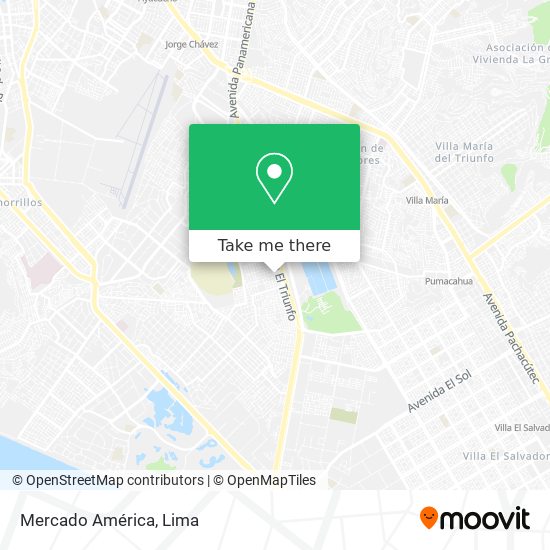 Mercado América map