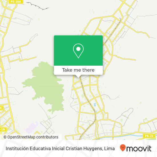 Institución Educativa Inicial Cristian Huygens map
