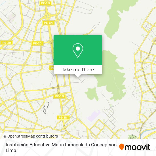 Institución Educativa Maria Inmaculada Concepcion map