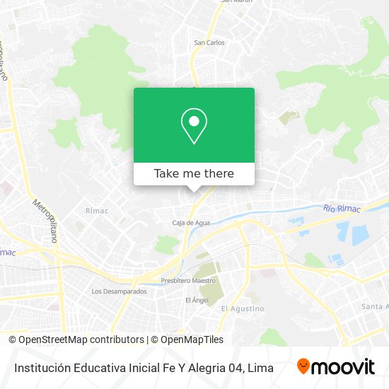 Institución Educativa Inicial Fe Y Alegria 04 map