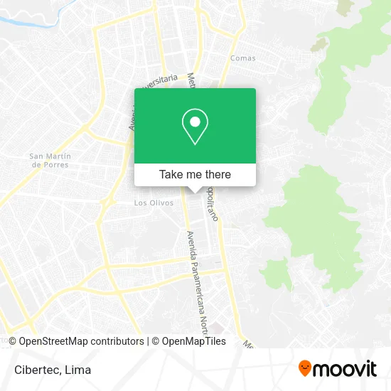 Cibertec map