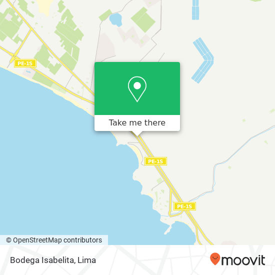Bodega Isabelita map