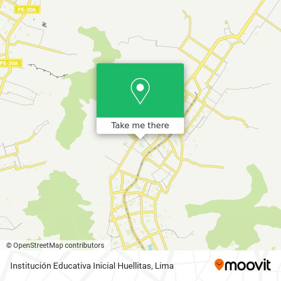 Institución Educativa Inicial Huellitas map