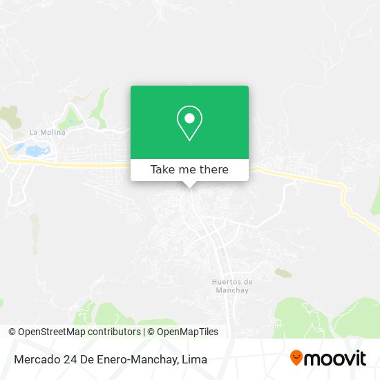 Mercado 24 De Enero-Manchay map