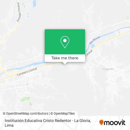 Institución Educativa Cristo Redentor - La Gloria map