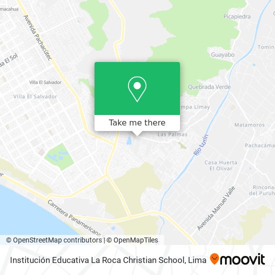 Institución Educativa La Roca Christian School map