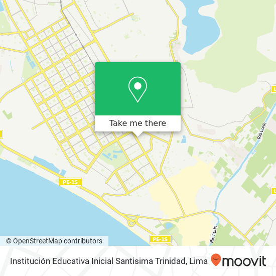 Institución Educativa Inicial Santisima Trinidad map