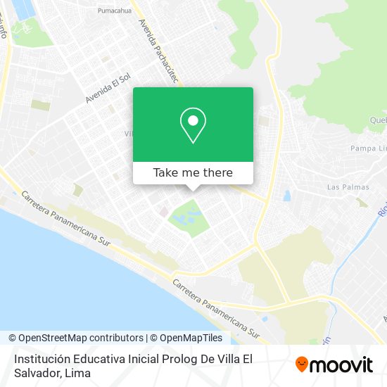 Institución Educativa Inicial Prolog De Villa El Salvador map