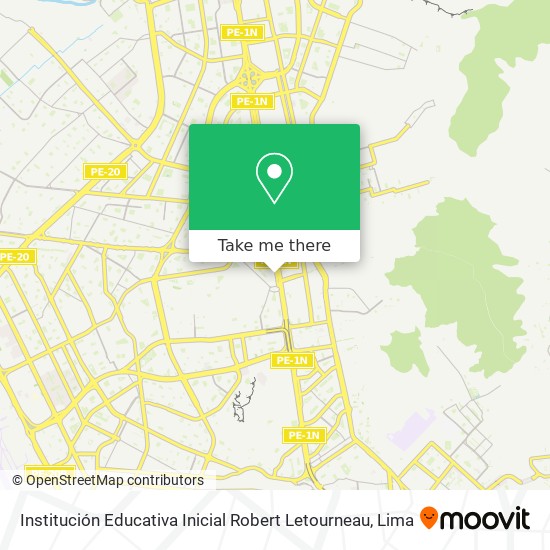 Institución Educativa Inicial Robert Letourneau map