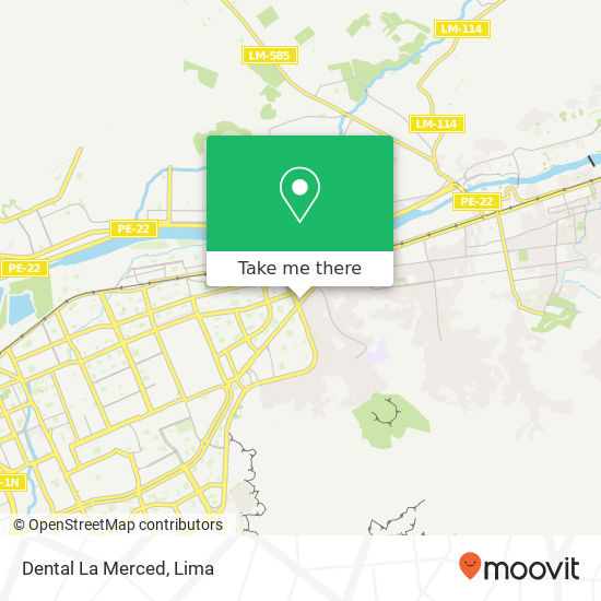 Dental La Merced map