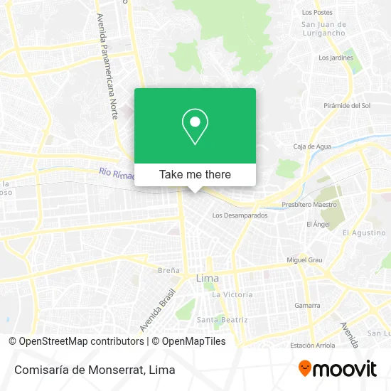 Comisaría de Monserrat map