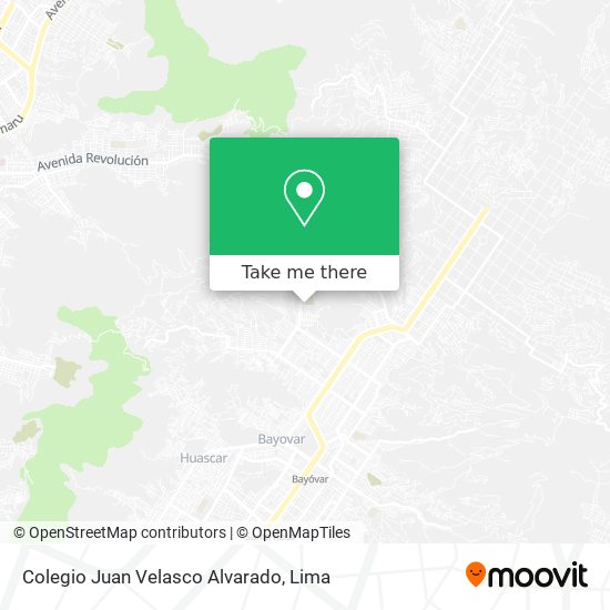 Colegio Juan Velasco Alvarado map