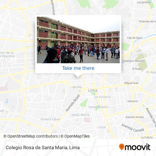 Mapa de Colegio Rosa de Santa Maria