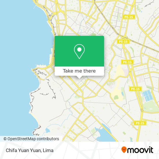 Chifa Yuan Yuan map