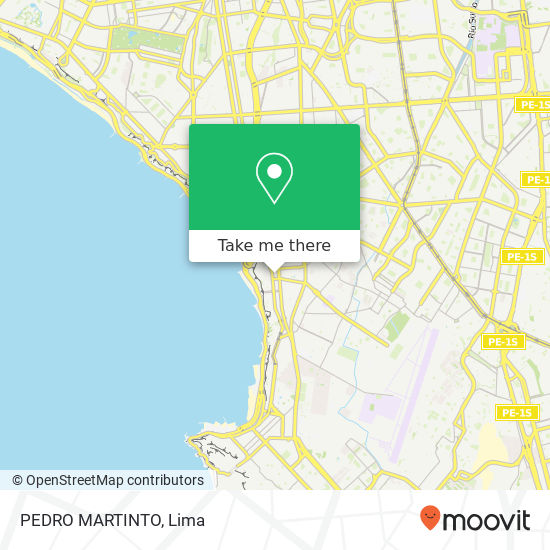 PEDRO MARTINTO map