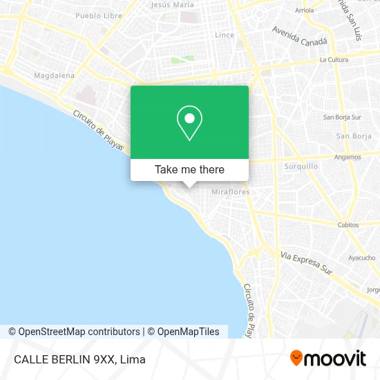CALLE BERLIN 9XX map