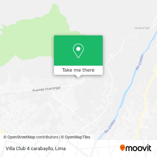 Villa Club 4 carabayllo map