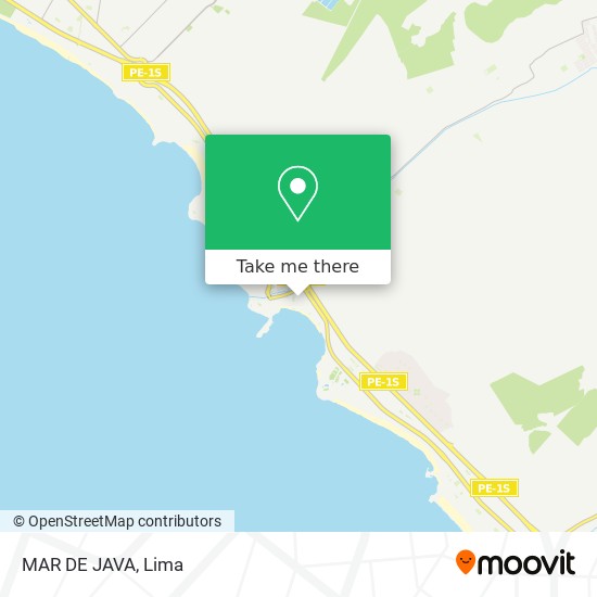 MAR DE JAVA map