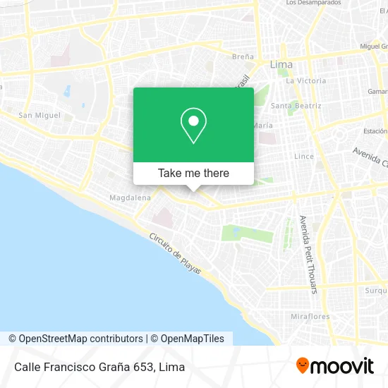 Mapa de Calle Francisco Graña   653