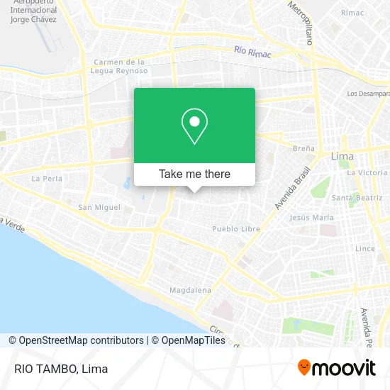 Mapa de RIO TAMBO