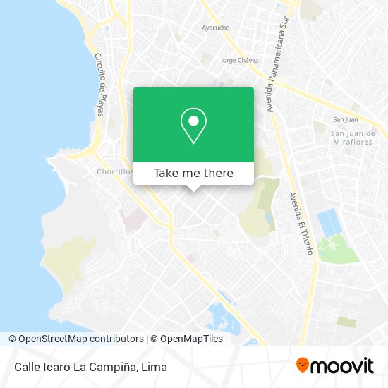 Calle Icaro  La Campiña map