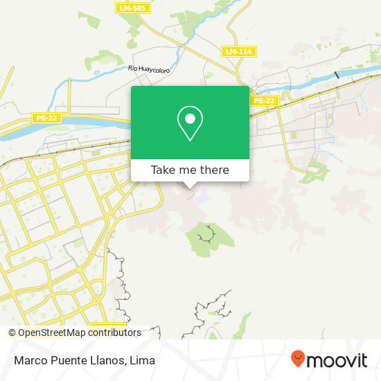 Marco Puente Llanos map