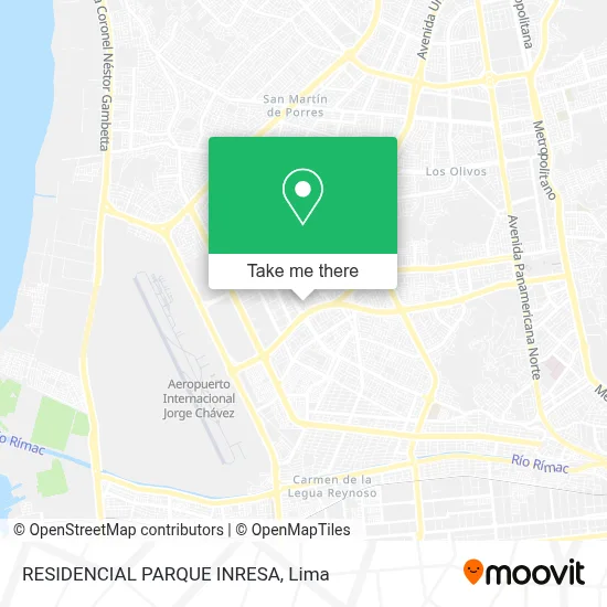 RESIDENCIAL PARQUE INRESA map